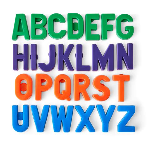 large alphabet letter magnets|More.